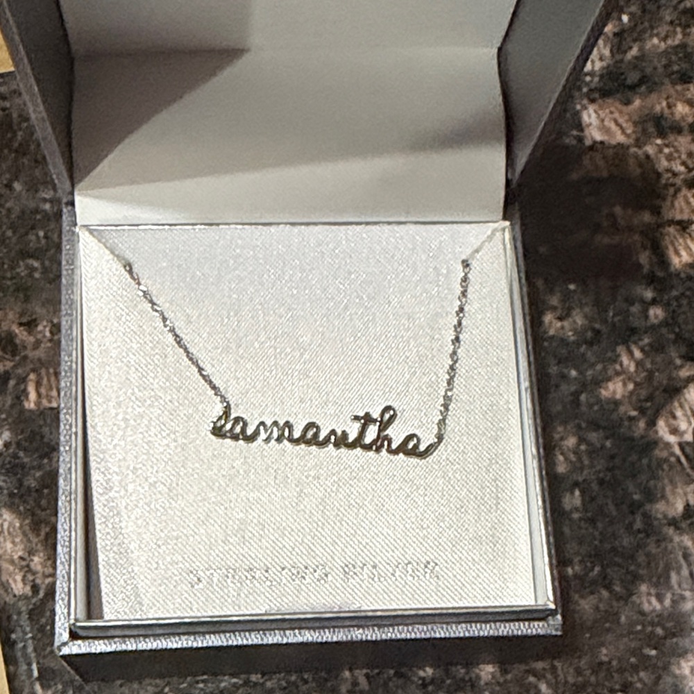 Silver Name Necklace